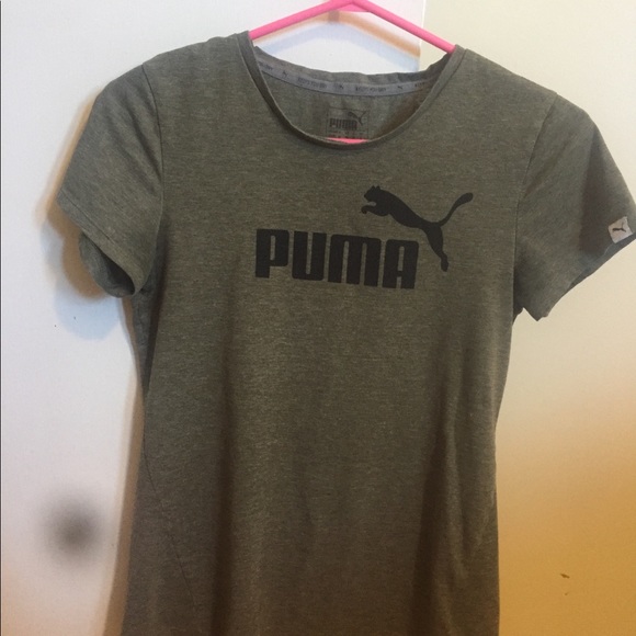Puma Olive Green Shirt. - Picture 2 of 4